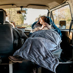 12V Heizbare Auto-Decke - Weiche Fleece-Decke mit Überhitzungsschutz für Auto und Camping
