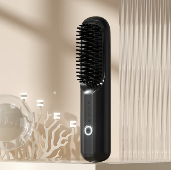 Glorious Hair – Cordless Straightening Brush for On the Go