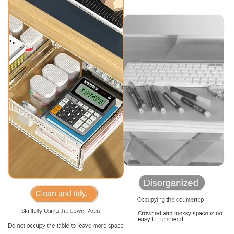 Practical pull-out drawer for your desk