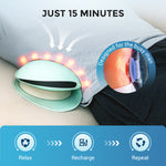 Ergonomischer Rückenmassagegerät mit Wärmefunktion