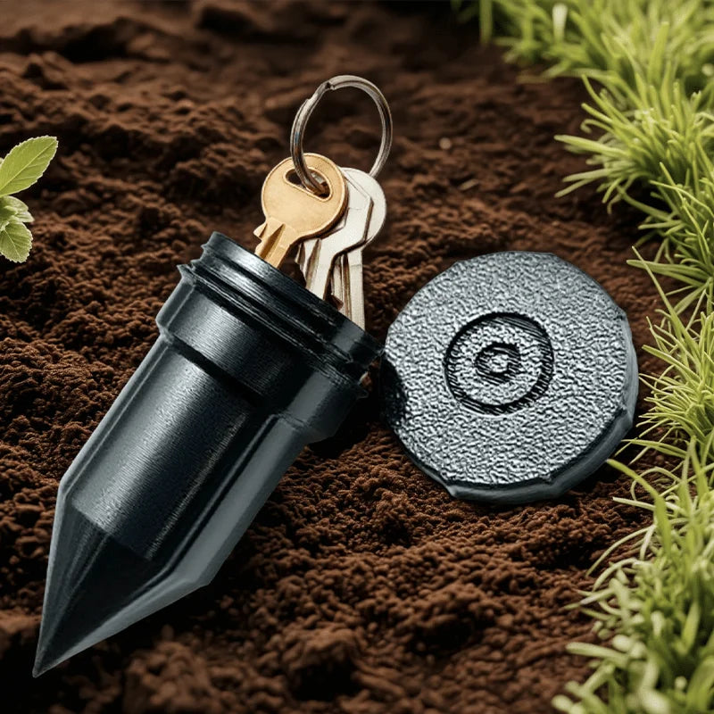 Hidden Key Safe in Garden | Deceptively Realistic Sprinkler