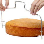 Verstellbarer Doppeldraht Kuchenschneider