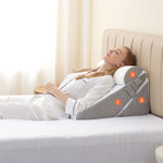 Wedge Pillow with Adjustable Height for Back and Leg Support