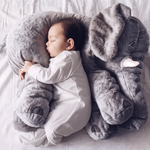 Cuddly Elephant Plush Cushion for Home Decor – Unisex Design
