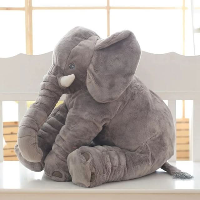 Cuddly Elephant Plush Cushion for Home Decor – Unisex Design
