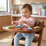 Rotierendes Lernspielzeug mit Saugnäpfen – Montessori inspiriert