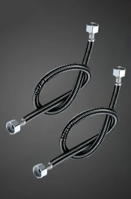 Duo-Flex Waschbeckenmischer mit 360° drehbar – Zwei-Loch-Armatur für Warm- und Kaltwasser
