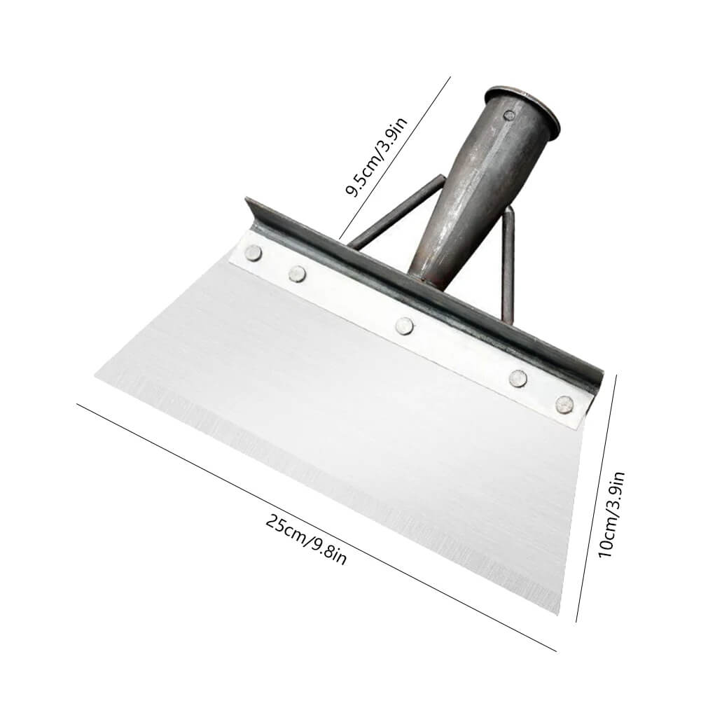 Robuster Unkrautkratzer aus legiertem Stahl mit verstellbarem Holzgriff