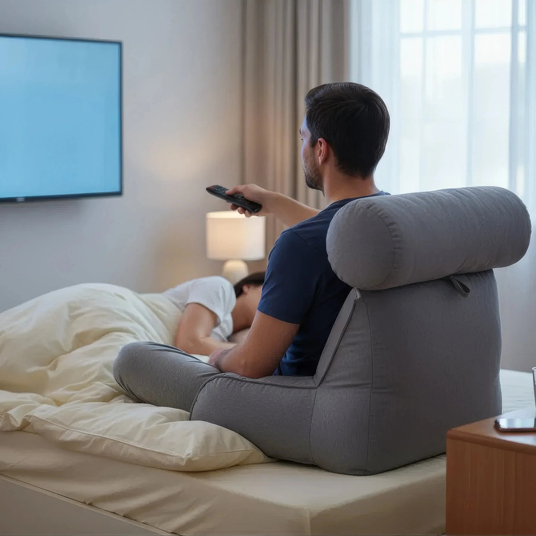 Entspanntes Lernen und Lesen im Bett mit dem RelaxNest