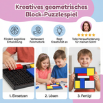 Geometrisches Puzzle-Spiel mit kreativen Blockformen