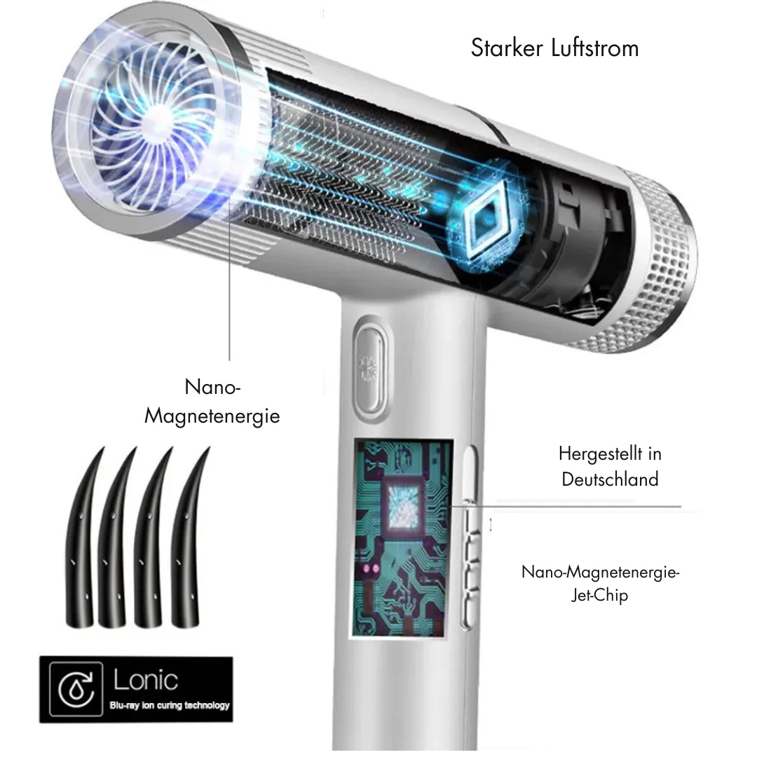 Schneller und schonender Haartrockner für perfektes Styling