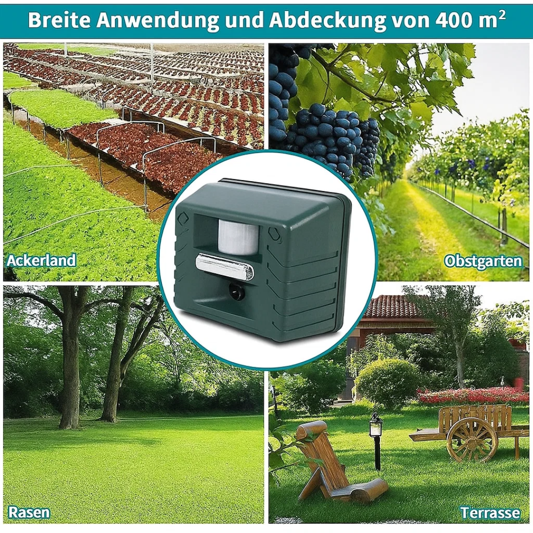 Vogelabwehrgerät mit Ultraschall-Technologie