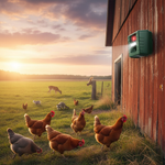Vogelabwehrgerät mit Ultraschall-Technologie