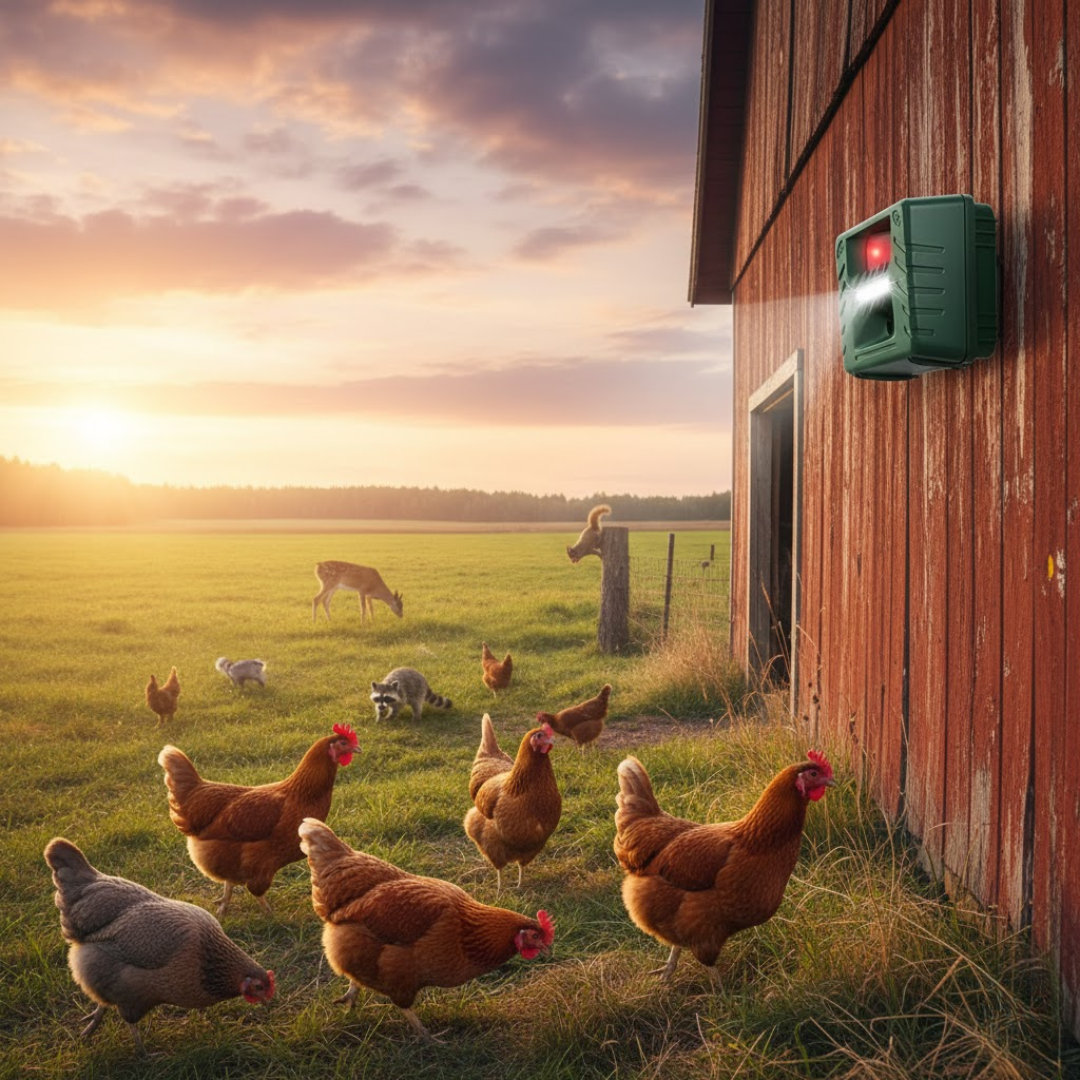 Vogelabwehrgerät mit Ultraschall-Technologie