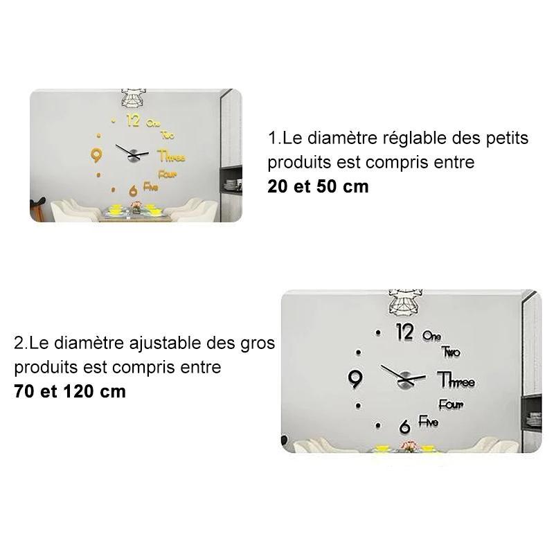 Kreative DIY Wanduhr mit 3D-Effekt