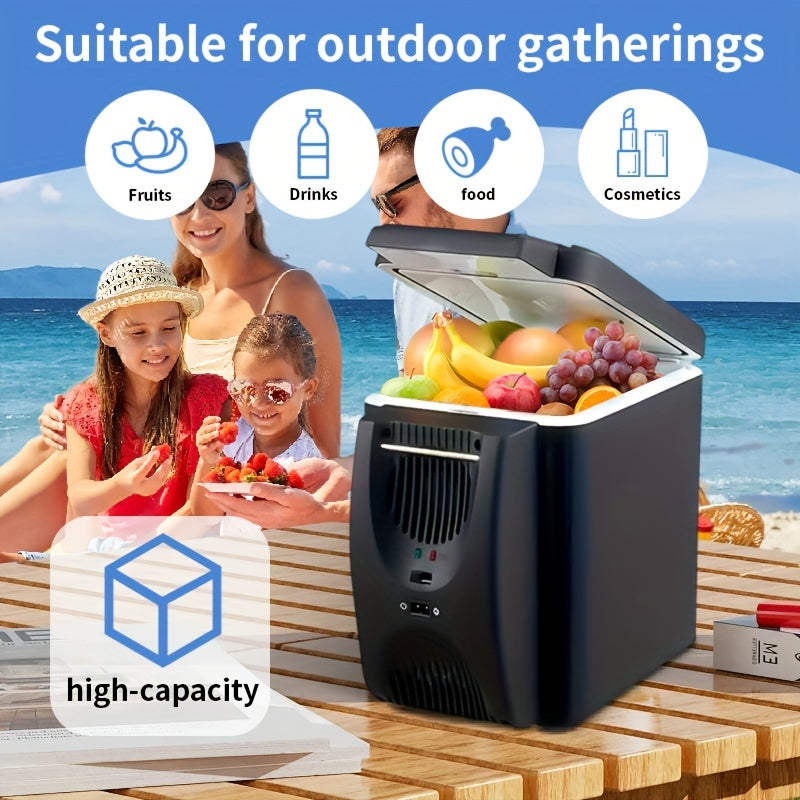 Kompakter 6L Mini-Kühlschrank für Autos – Perfekt für Reisen und Outdoor