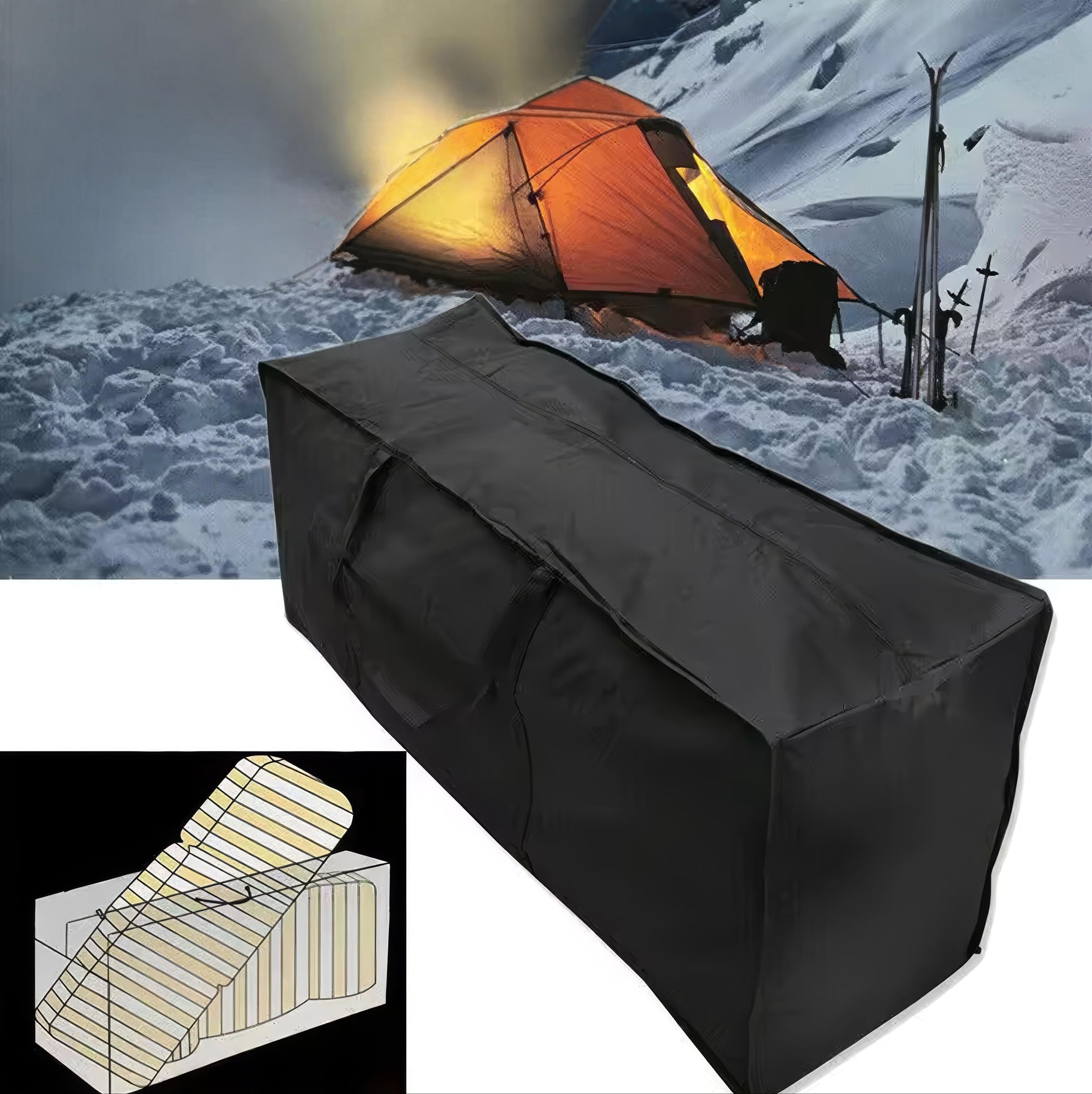 LuxeGuard - Robust and Weatherproof Storage Solution for Garden Furniture
