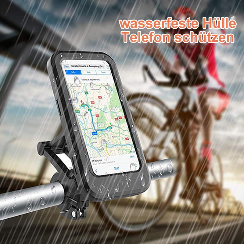 Wasserdichter Handyhalter mit USB und 15W kabellosem Laden für Fahrrad und E-Bike