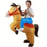 Inflatable Horse Costume for Adults - Cowboy Style for Parties