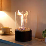 Dekorative Öllampe mit Flamme