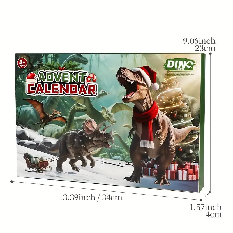 Adventskalender mit Dinosauriern für junge Entdecker