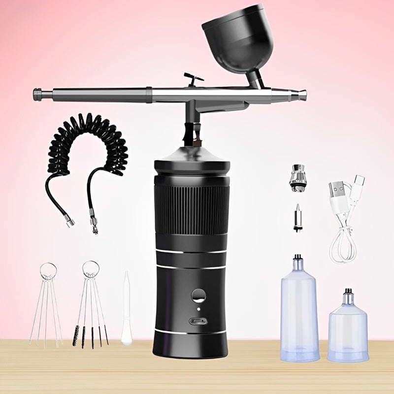 Kabelloses Mini-Airbrush-Set mit Kompressor