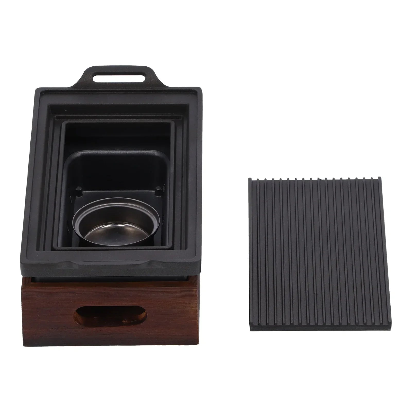 Multifunktionale rauchfreie Grillpfanne aus Aluminium – Antihaft-BBQ-Teller