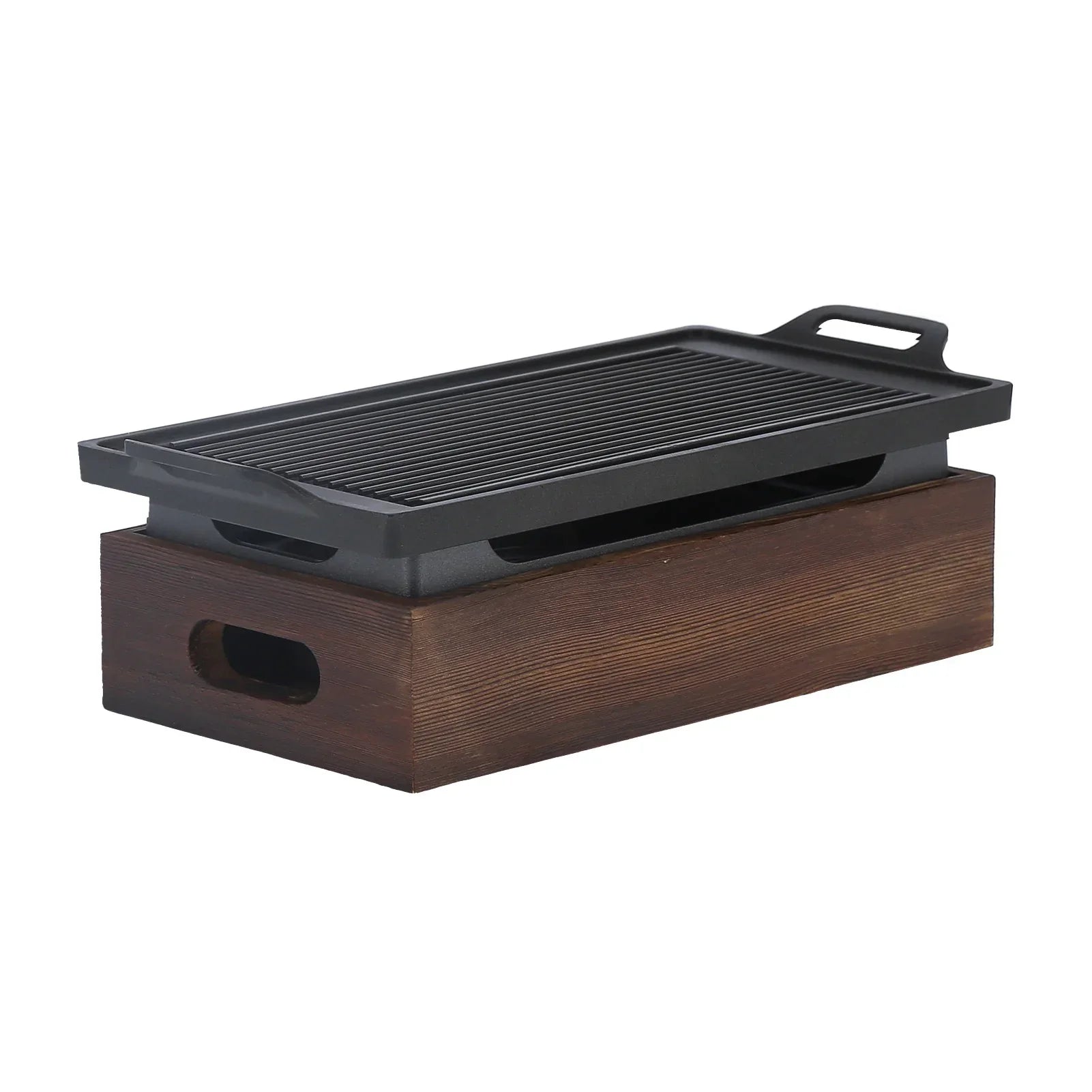 Multifunktionale rauchfreie Grillpfanne aus Aluminium – Antihaft-BBQ-Teller