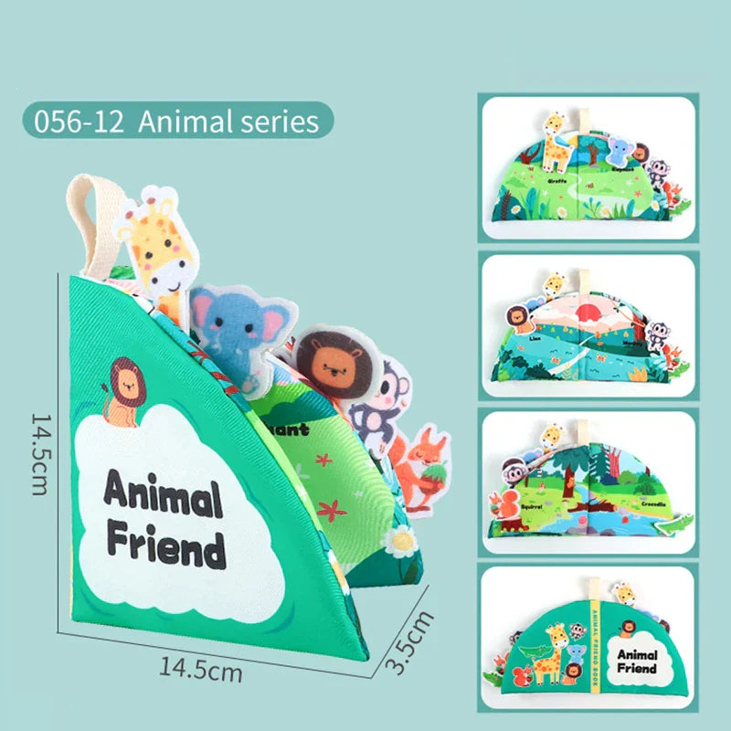 Interaktives Softbuch zur Sinnesförderung für Babys und Kleinkinder