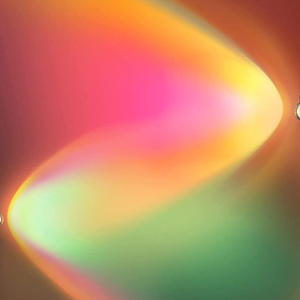 Atmospheric light projection for relaxed moments