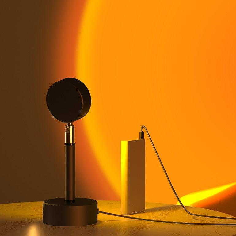 Atmospheric light projection for relaxed moments