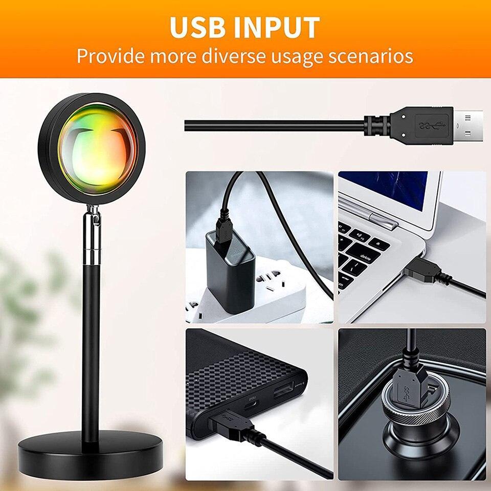 Atmospheric light projection for relaxed moments