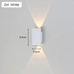 Modern Aluminium Outdoor Wall Light