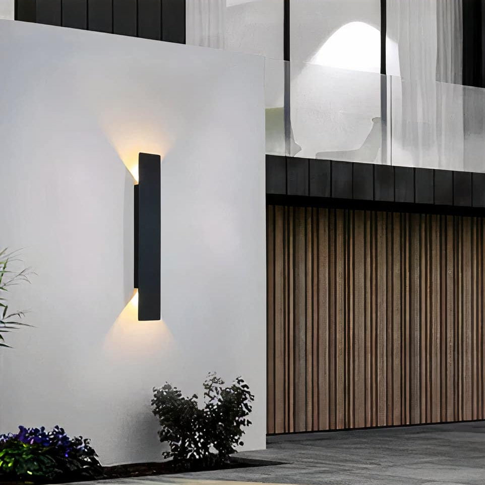 Elegante LED Außenwandlampe – Architektonisches Lichtdesign, Wetterfest