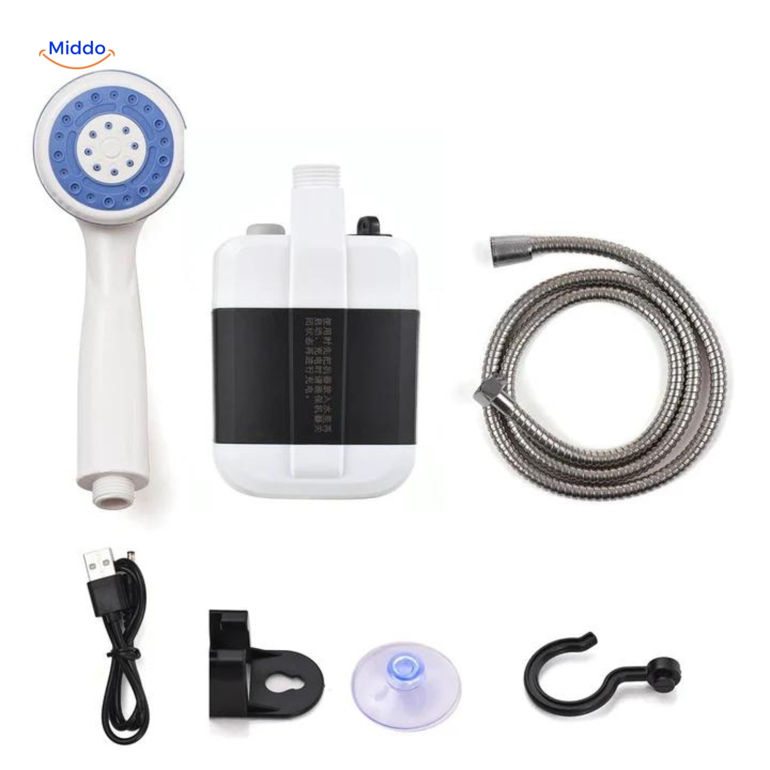 AquaGlide Portable Shower | Rechargeable Indoor and Outdoor Shower