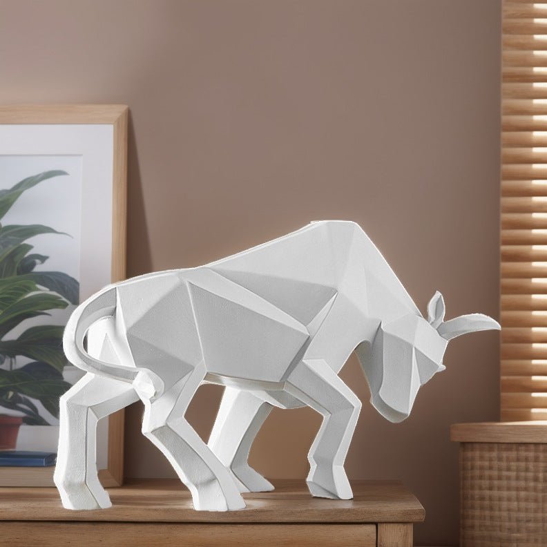 Elegante Stierfigur für Zuhause und Bürodekoration