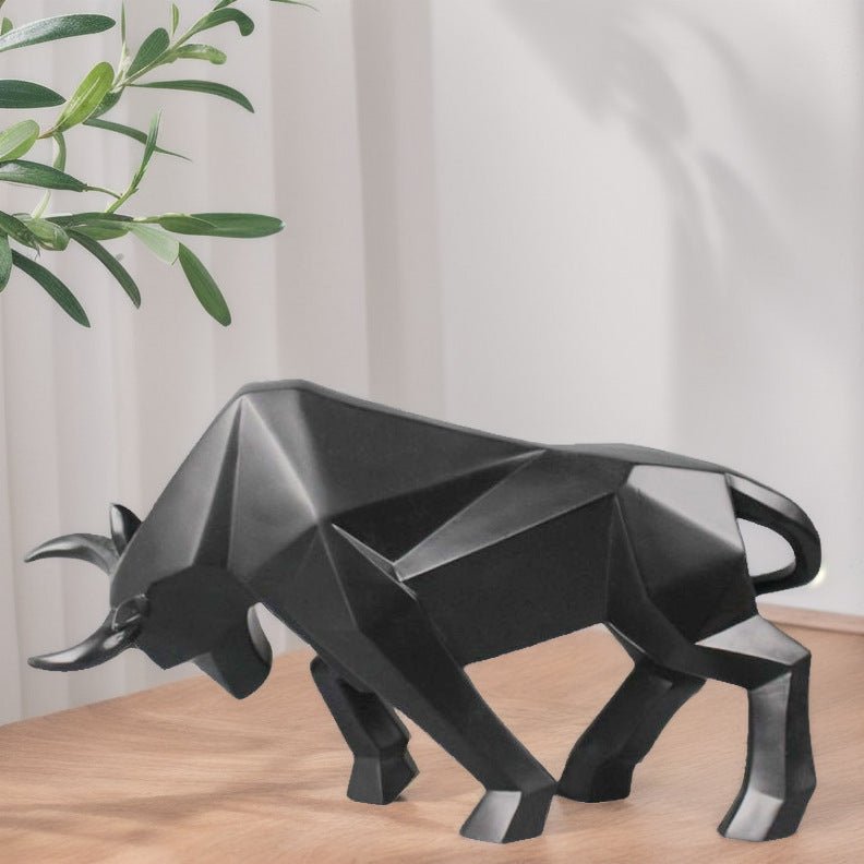 Elegante Stierfigur für Zuhause und Bürodekoration