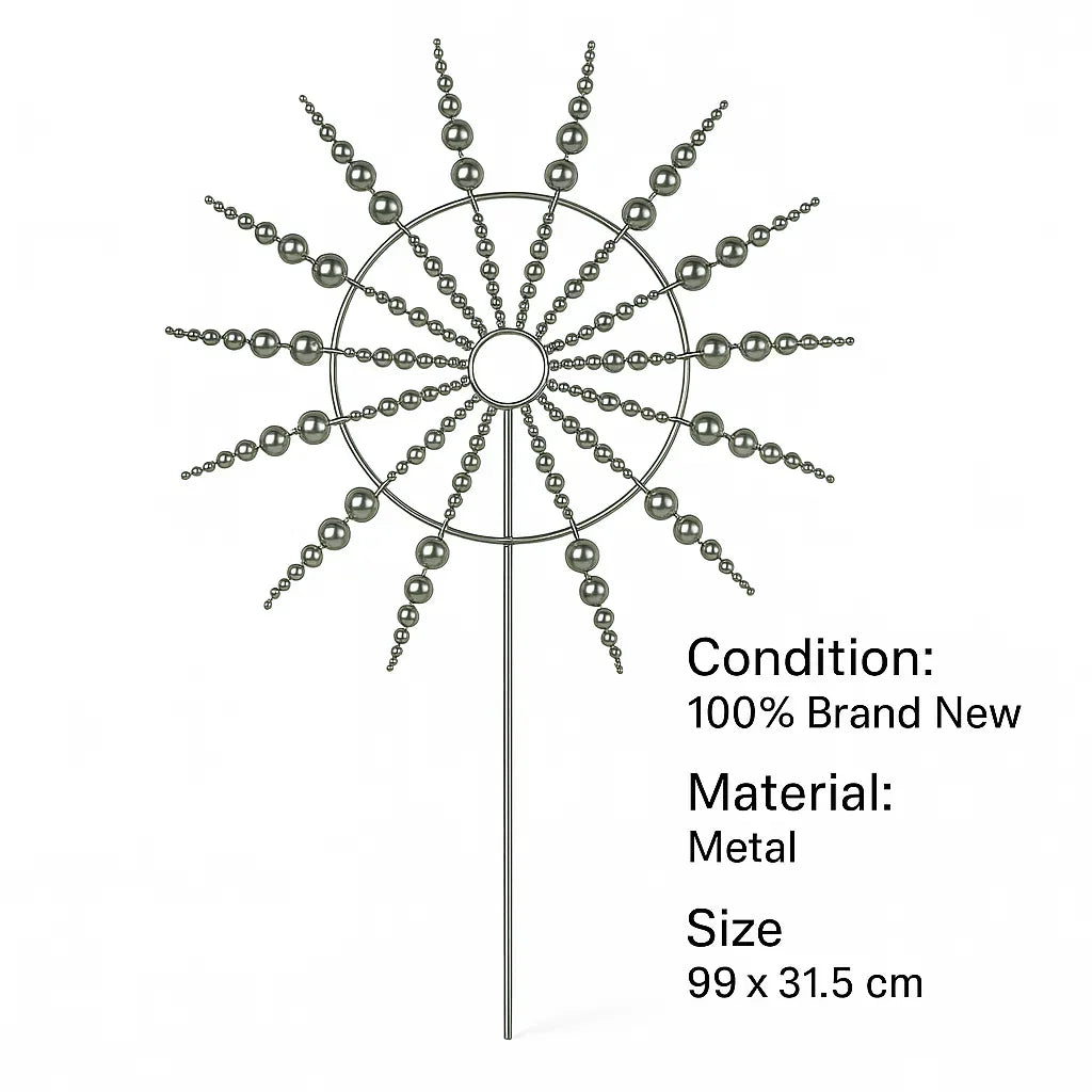 Eleganter Windspinner aus Metall für Ihren Garten