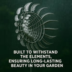 Eleganter Windspinner aus Metall für Ihren Garten