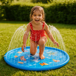 Planschbecken für Kinder mit Spritzwasserfontänen
