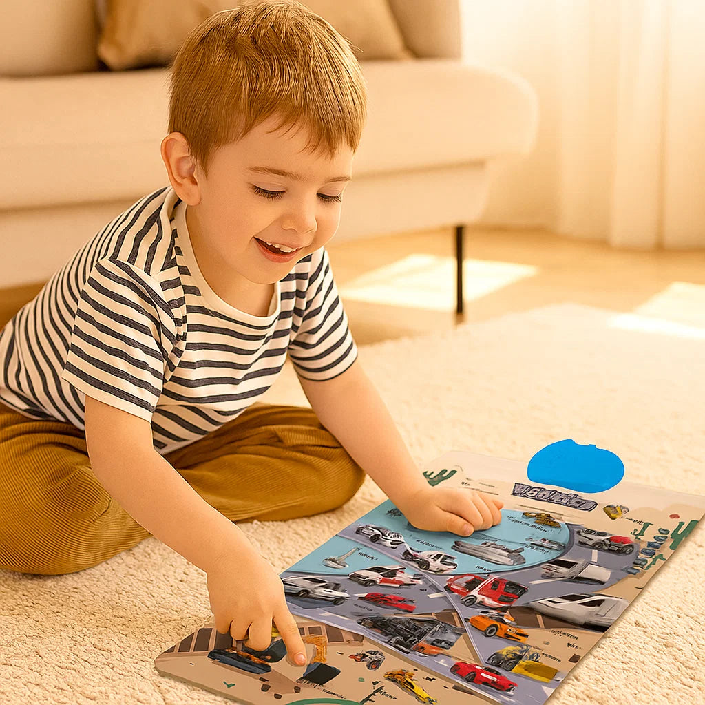 Englisch Lernwand für Kinder mit Sprachfunktion