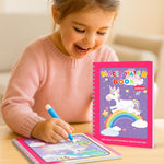 Selbstlöschendes Wasser-Malbuch-Set für Kinder mit Pinsel