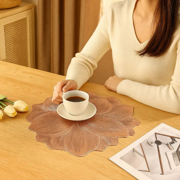 Stylish Floral Table Mat – Water-Resistant, Oil-Resistant & Elegant