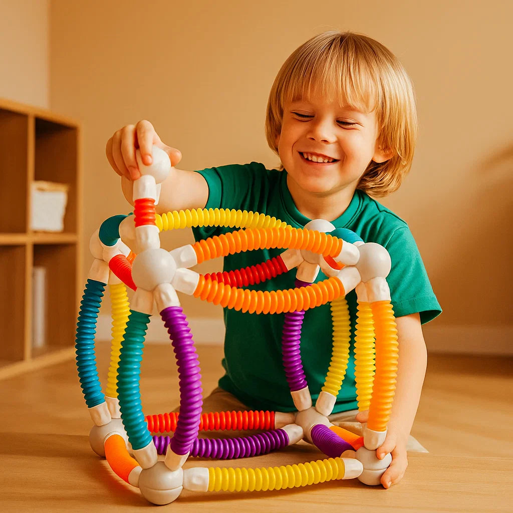 Formbare Magnetsteine im Montessori-Stil