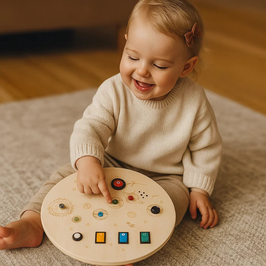 Holztafel für Montessori Beschäftigungen