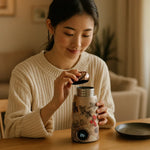 Elegant thermal mug with intelligent temperature control