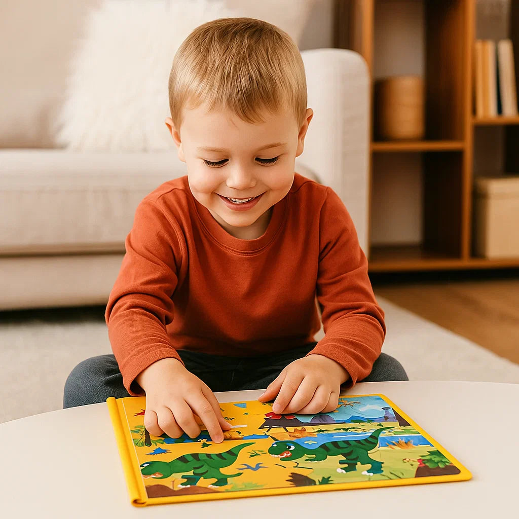 Montessori Puzzlebuch mit Magneten