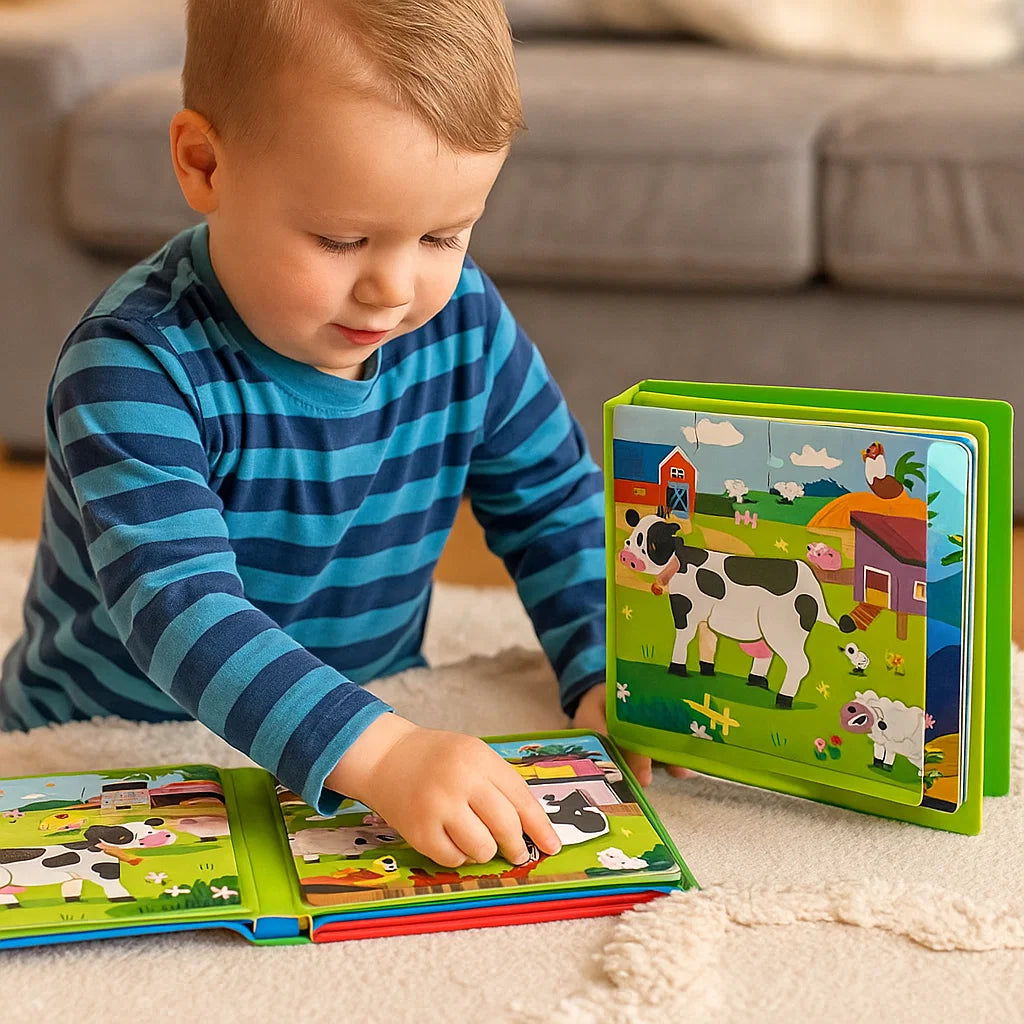 Montessori Puzzlebuch mit Magneten