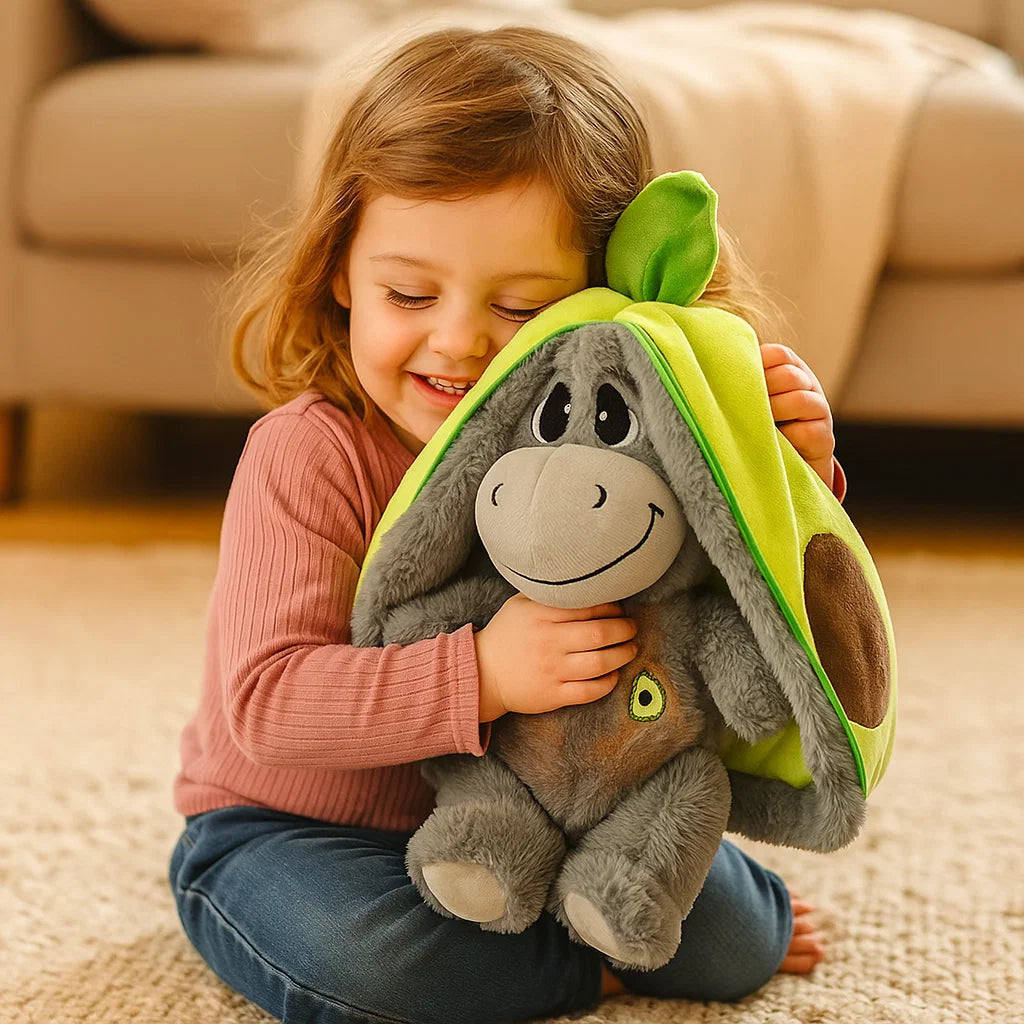 Plüschspielzeug in Form eines Esel für Kinder