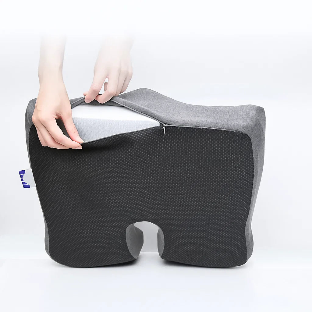 Ergonomisches Sitzkissen – Gedächtnisschaum für Komfort und Unterstützung